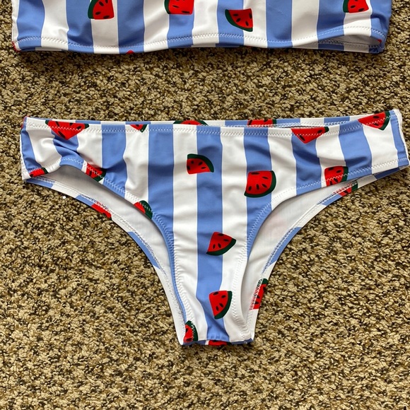 Watermelon Striped Bikini Set - Picture 4 of 4